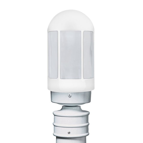 Besa Lighting Costaluz, 3151 Series Post, White 1x75W Incandescent 315153-POST-FR